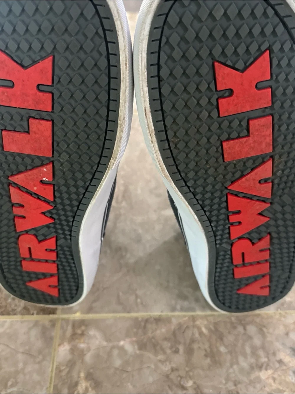 Airwalk Men's Black High-Top Sneakers with White Laces